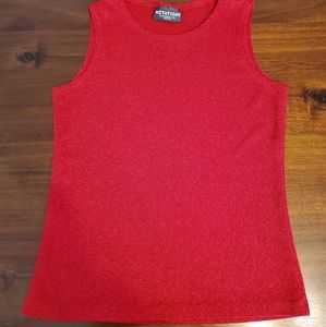 Notations Red Knit Tank